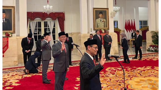 Presiden lantik 3 orang wakil menteri di penghujung masa jabatannya.