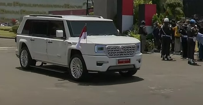 Inilah mobil Pindad Maung Garuda yang digunakan Presiden Prabowo